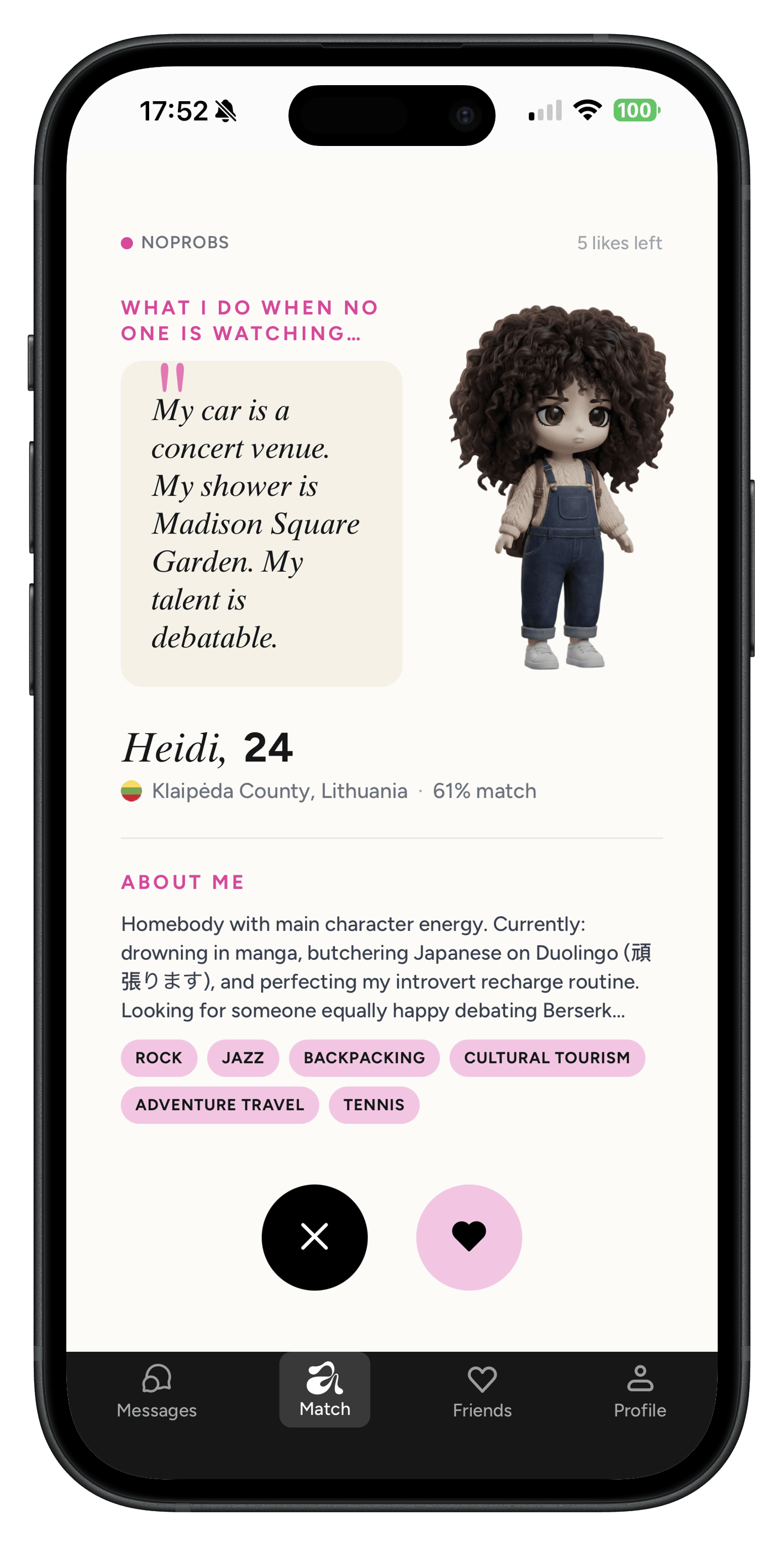 Purposeful Swipes